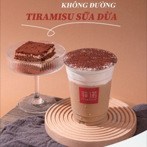 Latte Dừa Tiramisu